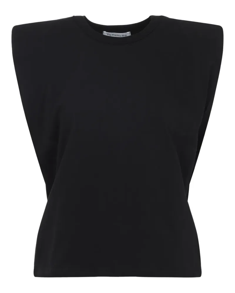 FRANKIE Shop padded T-shirt - Schwarz Schwarz