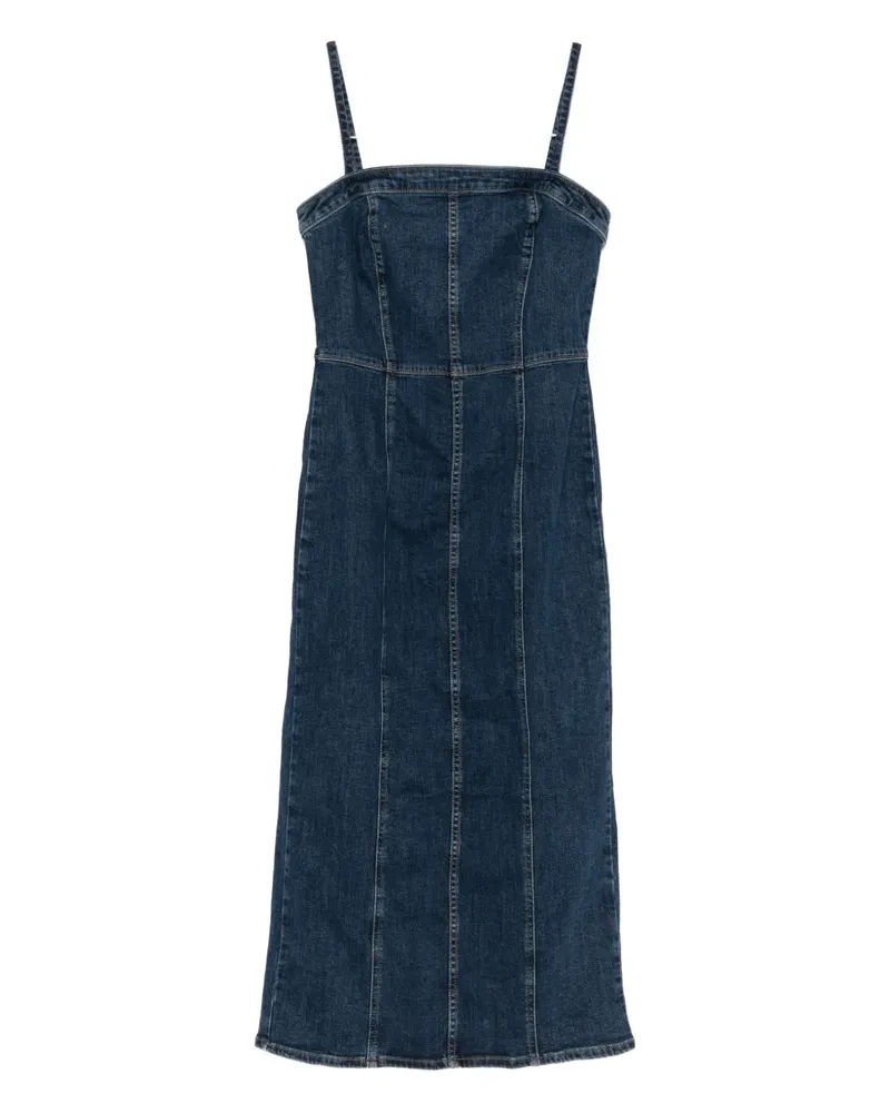 Levi's panelled bustier midi dress - Blau Blau