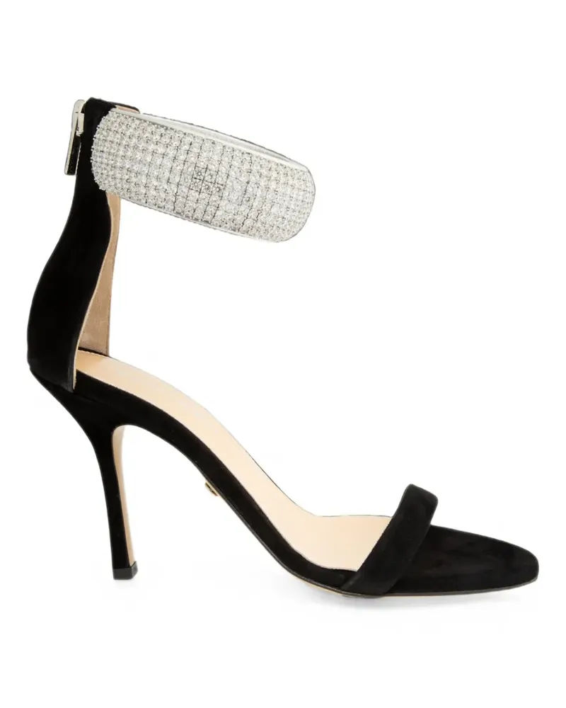 Mach & Mach She's A Lady Sandalen mit Kristallen - Schwarz Schwarz