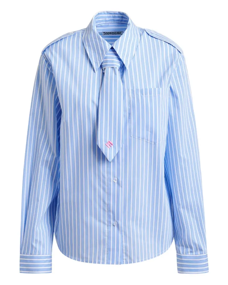 Essentiel Gestreiftes Hemd - Blau Blau