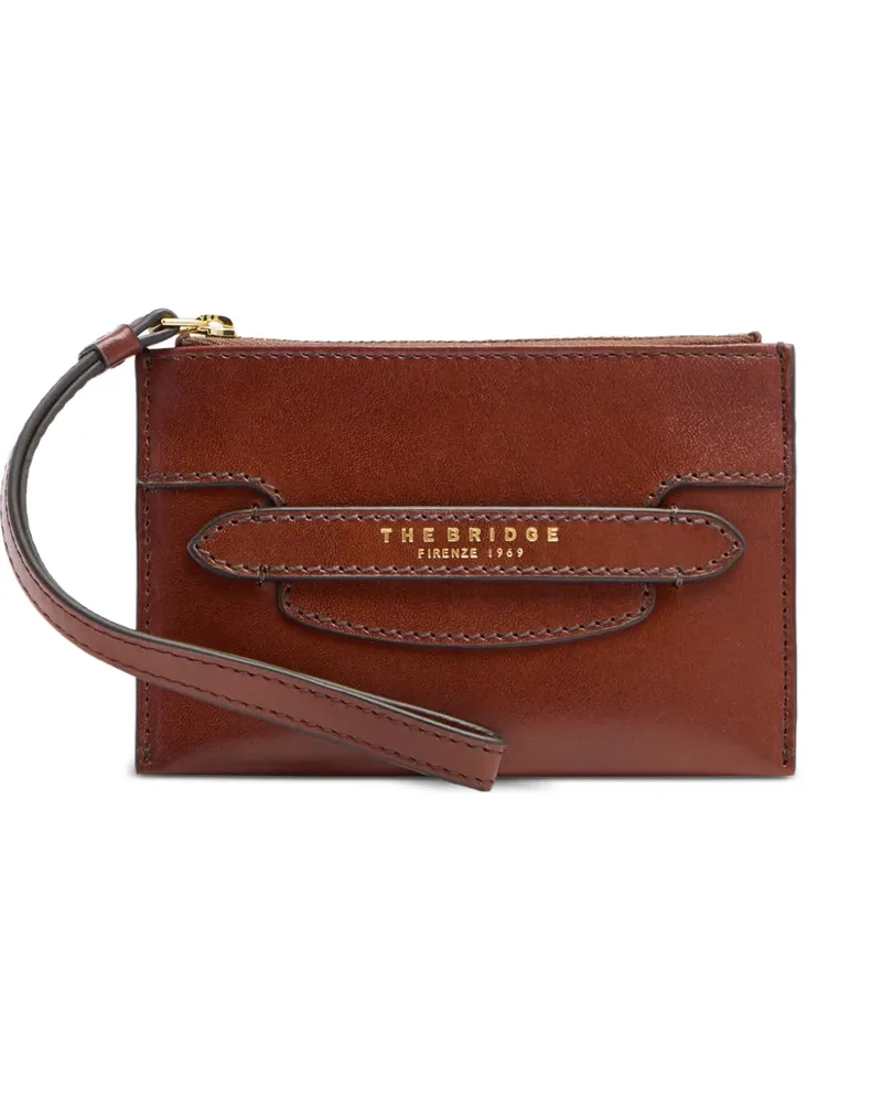 The Bridge Clutch mit Handgelenkschlaufe - Braun Braun