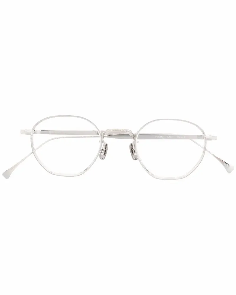 EYEVAN 7285 Brille mit rundem Gestell - Silber Silber