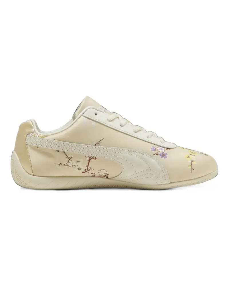 Puma Speedcat Silky Sneakers mit Blumenprint - Nude Nude