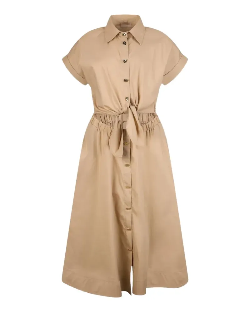 Liu Jo cut-out midi dress - Nude Nude