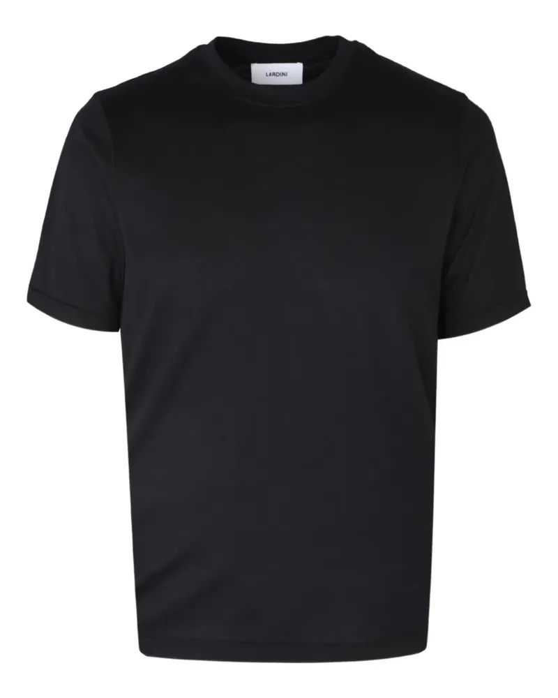 LARDINI T-Shirt mit rundem Ausschnitt - Schwarz Schwarz