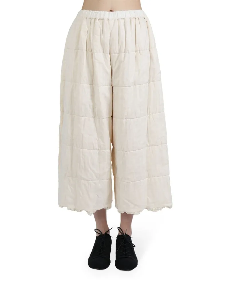 Comme des Garçons panelled trousers Nude