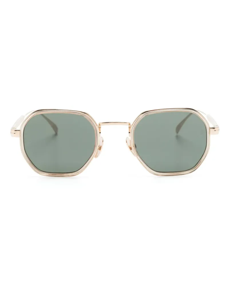 EYEWEAR by DAVID BECKHAM Sonnenbrille mit geometrischem Gestell - Gold Gold