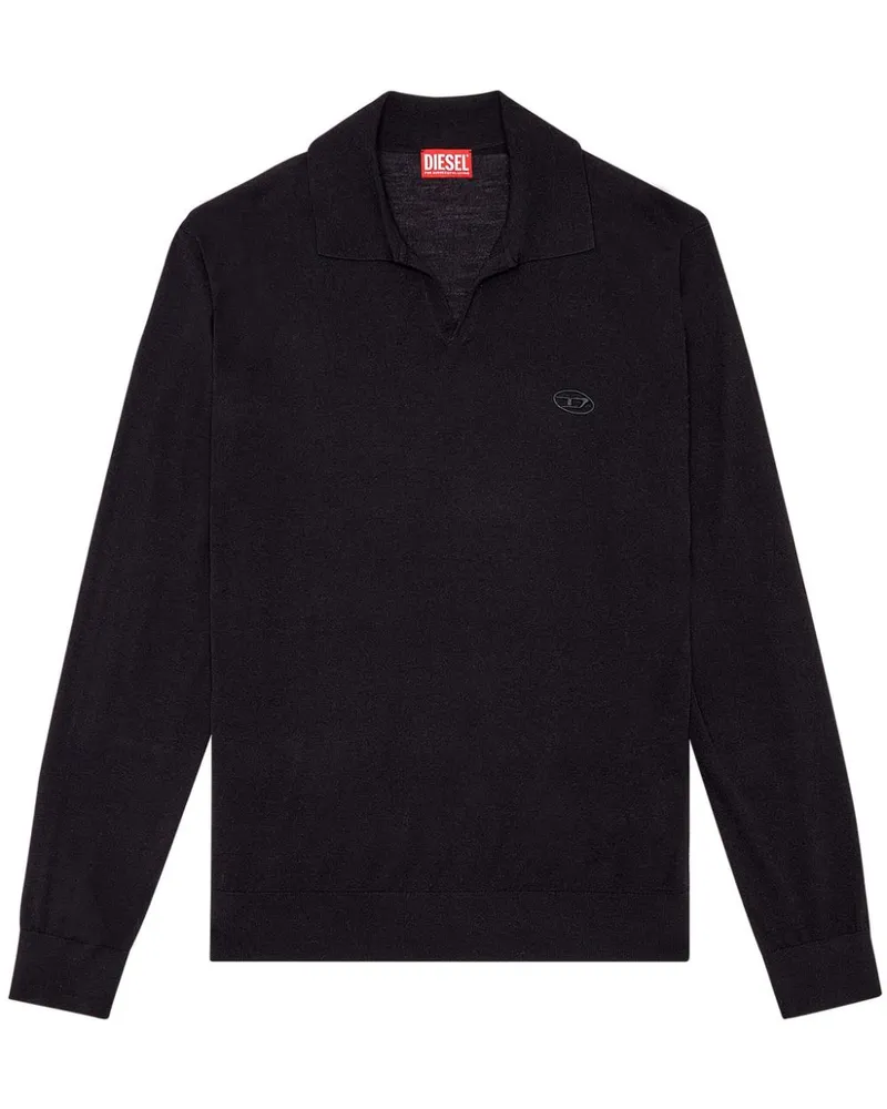 Diesel K-Glare Poloshirt - Schwarz Schwarz