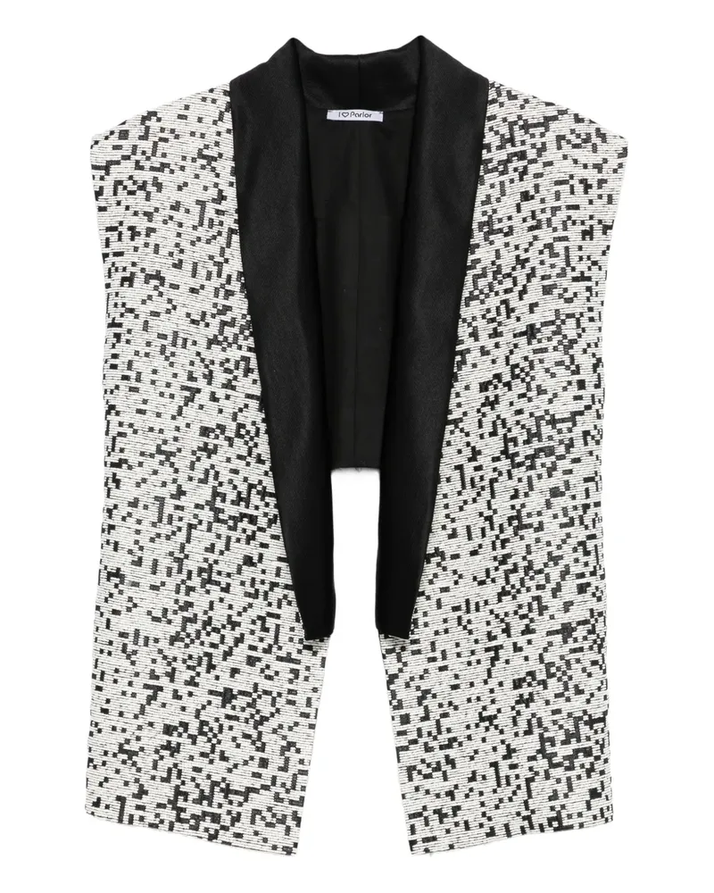 Parlor Ärmellose Jacke - Schwarz Schwarz