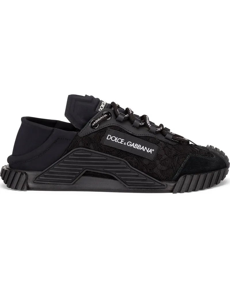 Dolce & Gabbana NS1 Slip-On-Sneakers - Schwarz Schwarz