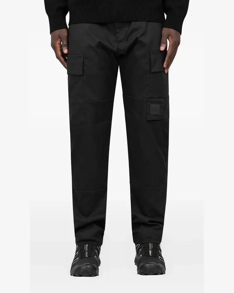 C.P. Company Cargohose mit aufgesetzten Taschen - Schwarz Schwarz