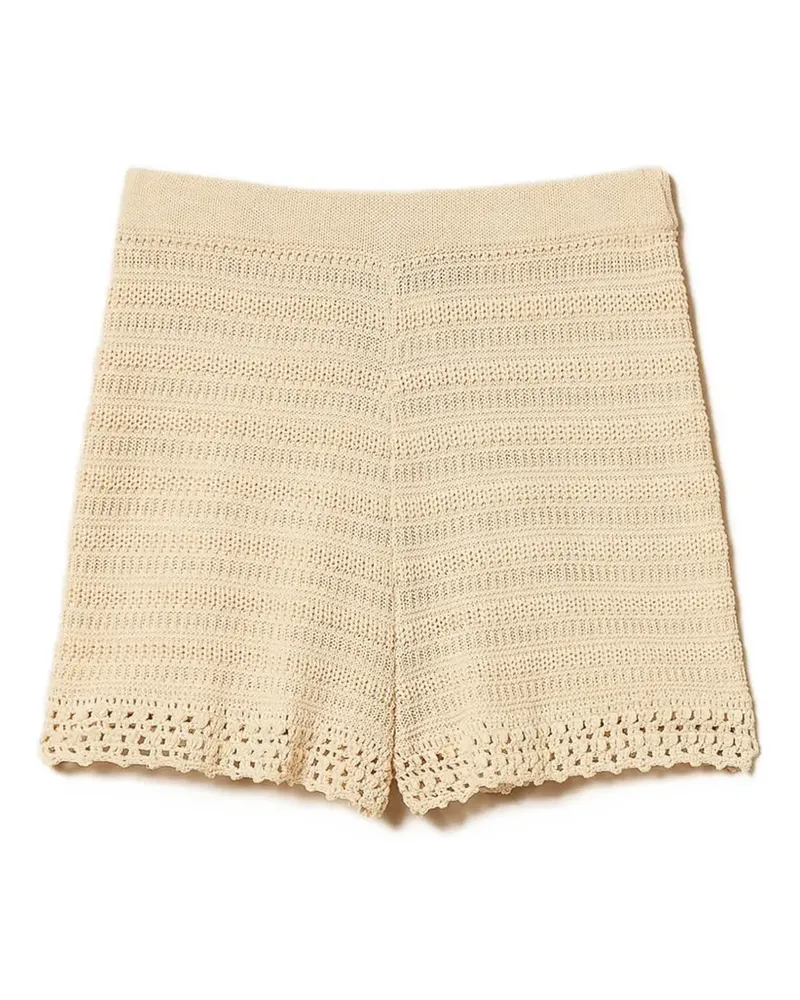 Twin-Set Gestrickte Shorts - Nude Nude