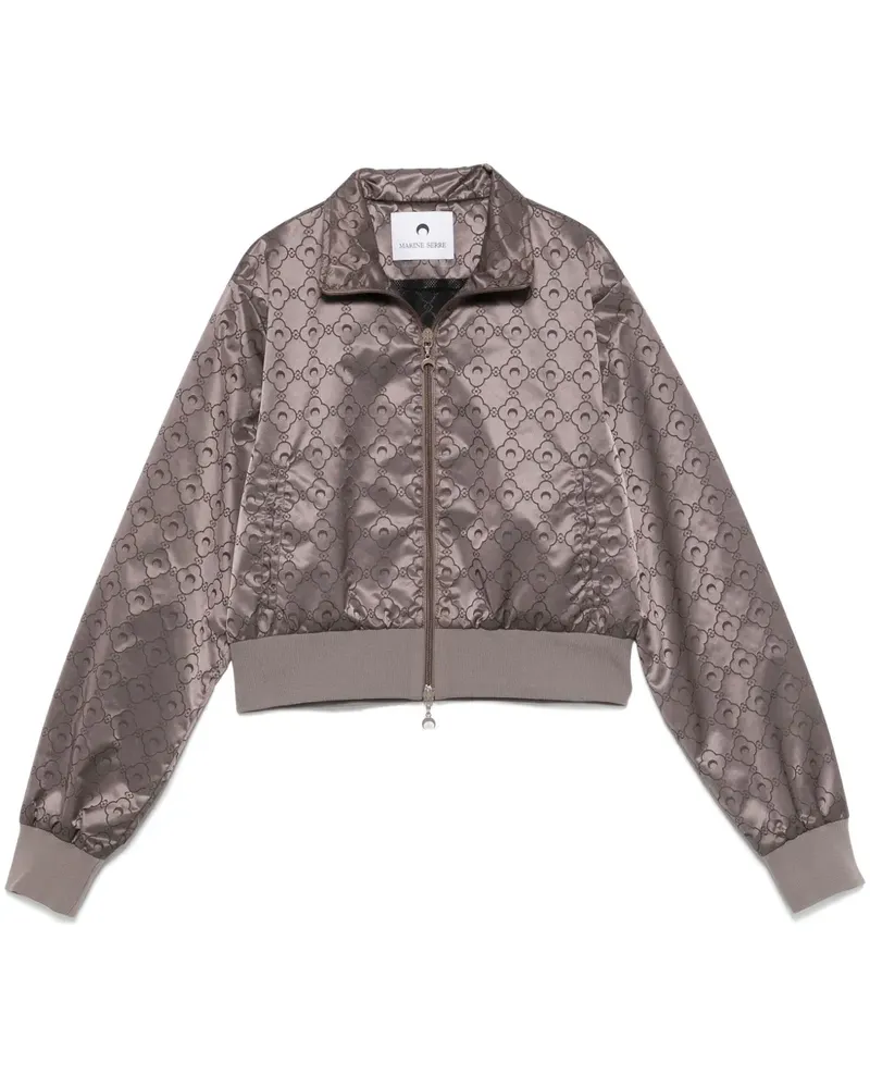 Marine Serre Sportjacke aus Jacquard - Grau Grau