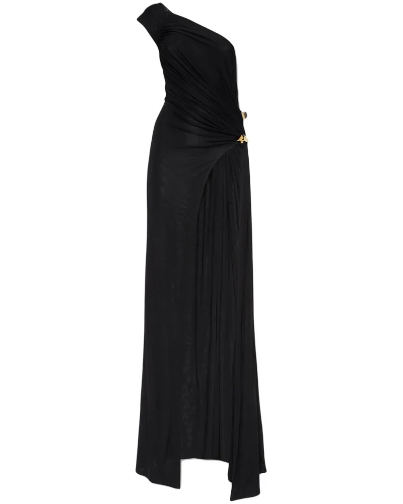 Dsquared2 Drapiertes Abendkleid - Schwarz Schwarz