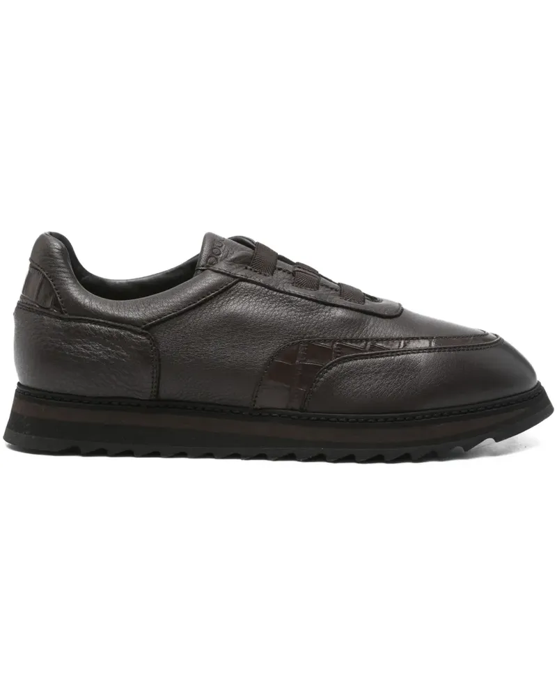 Doucal´s Rodrigo Sneakers mit Einsätzen - Braun Braun