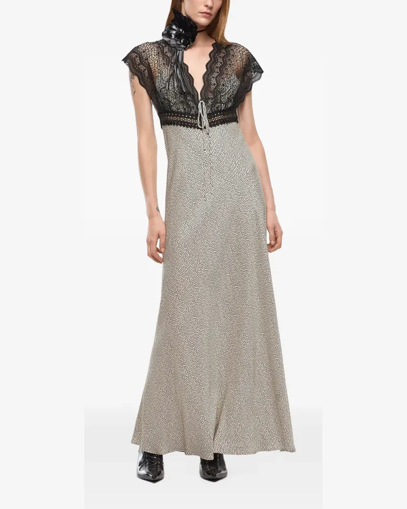 Pinko Gepunktetes Kleid - Nude Nude