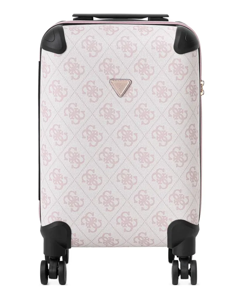 Guess Berta Koffer mit Monogramm-Print - Weiß Weiß