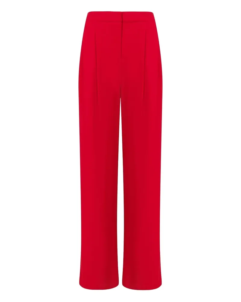 Lenny Niemeyer Wide-Leg-Hose mit Bundfalten - Rot Rot