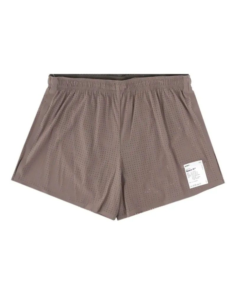 Satisfy Space-O 5" perforated running shorts - Nude Nude