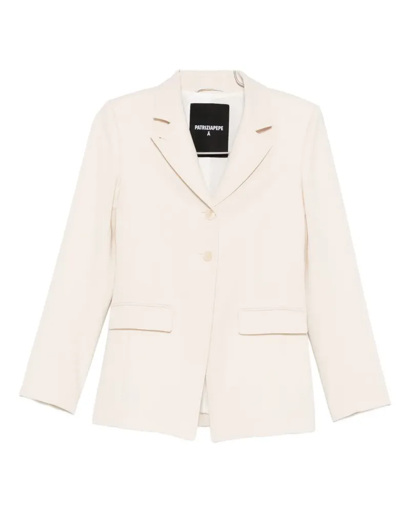 Patrizia Pepe slim tailored blazer - Nude Nude