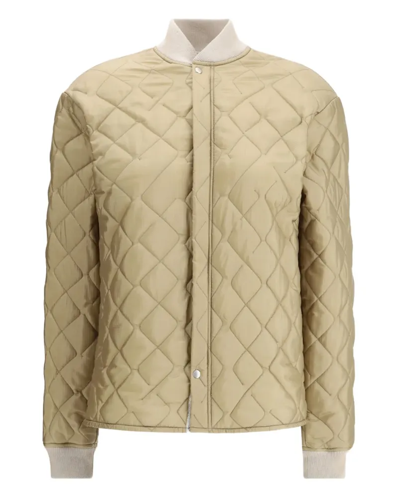 Maison Margiela Gesteppte Bomberjacke - Nude Nude