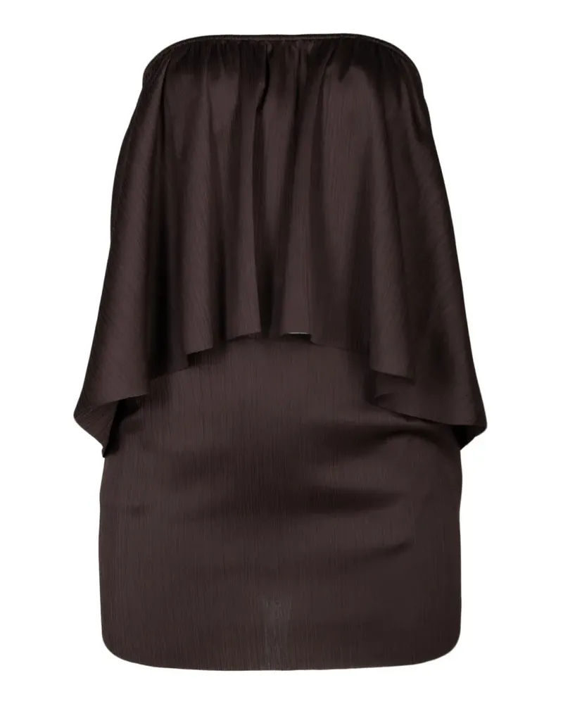 Vince convertible plissé cape top - Braun Braun