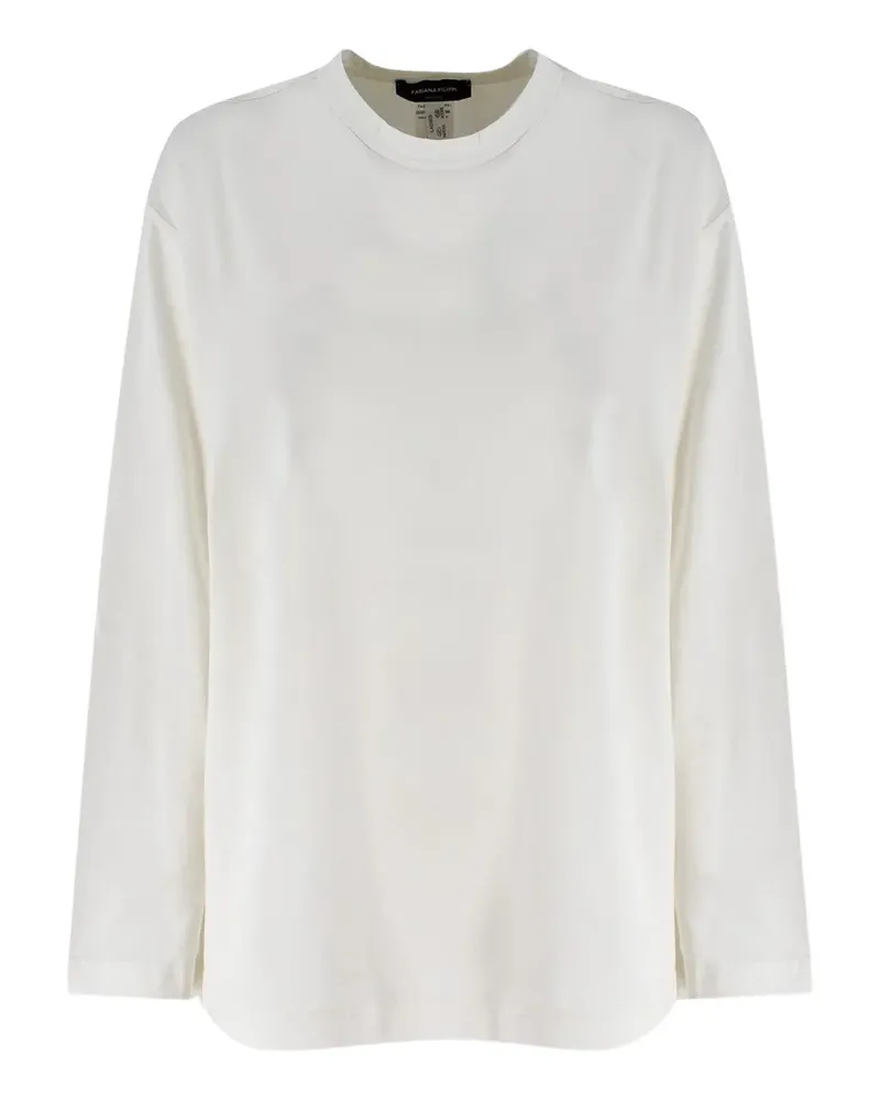 Fabiana Filippi T-Shirt mit rundem Ausschnitt - Weiß Weiß