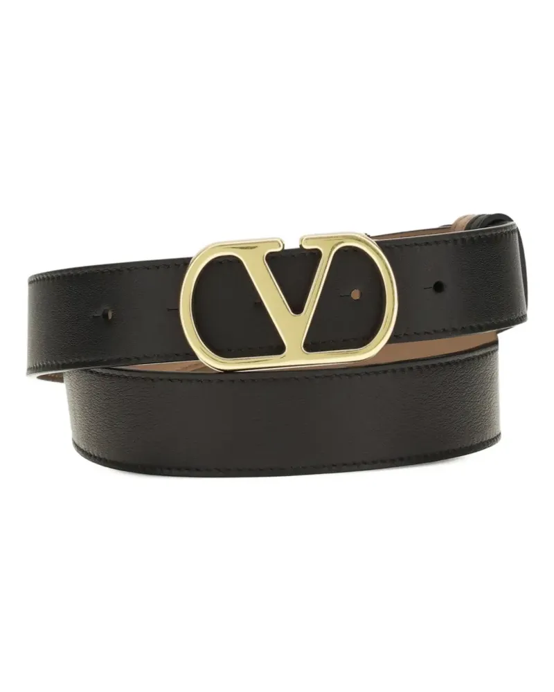 Valentino Garavani VLogo Signature reversible belt - Schwarz Schwarz