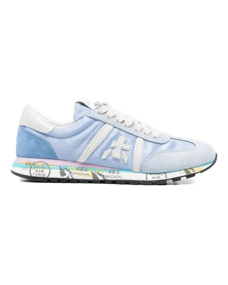 Premiata Lucyd logo-patch sneakers - Blau Blau