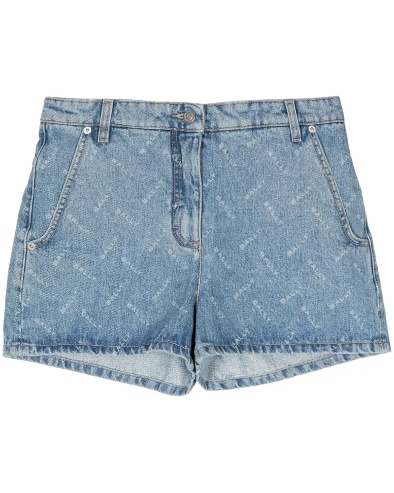 Bally Jeans-Shorts mit Zickzackmuster - Blau Blau