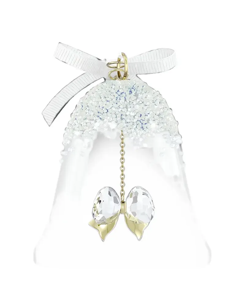 Swarovski crystal-embellished bell ornament - Weiß Weiß