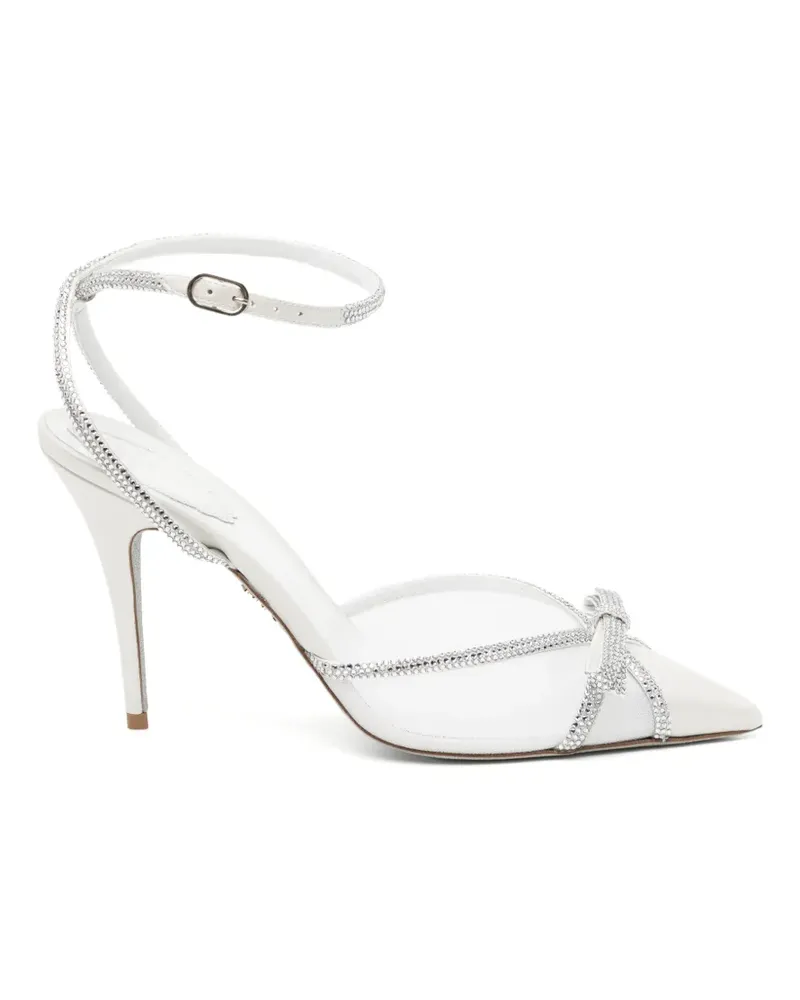 René Caovilla Lynette Sandalen 105mm - Weiß Weiß