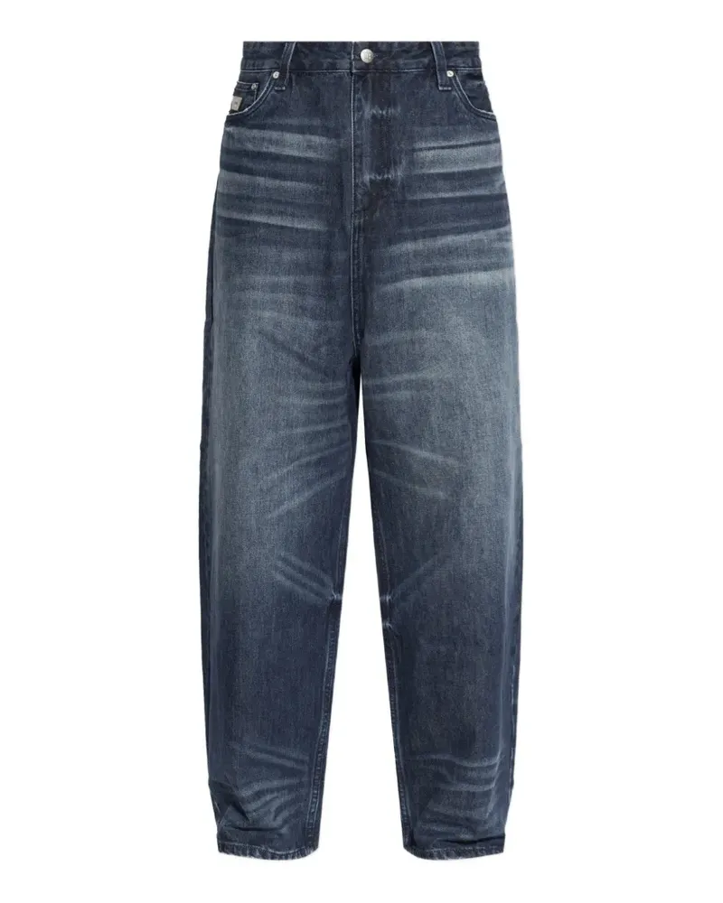 MISBHV Ausgeblichene Austin Wide-Leg-Jeans - Blau Blau