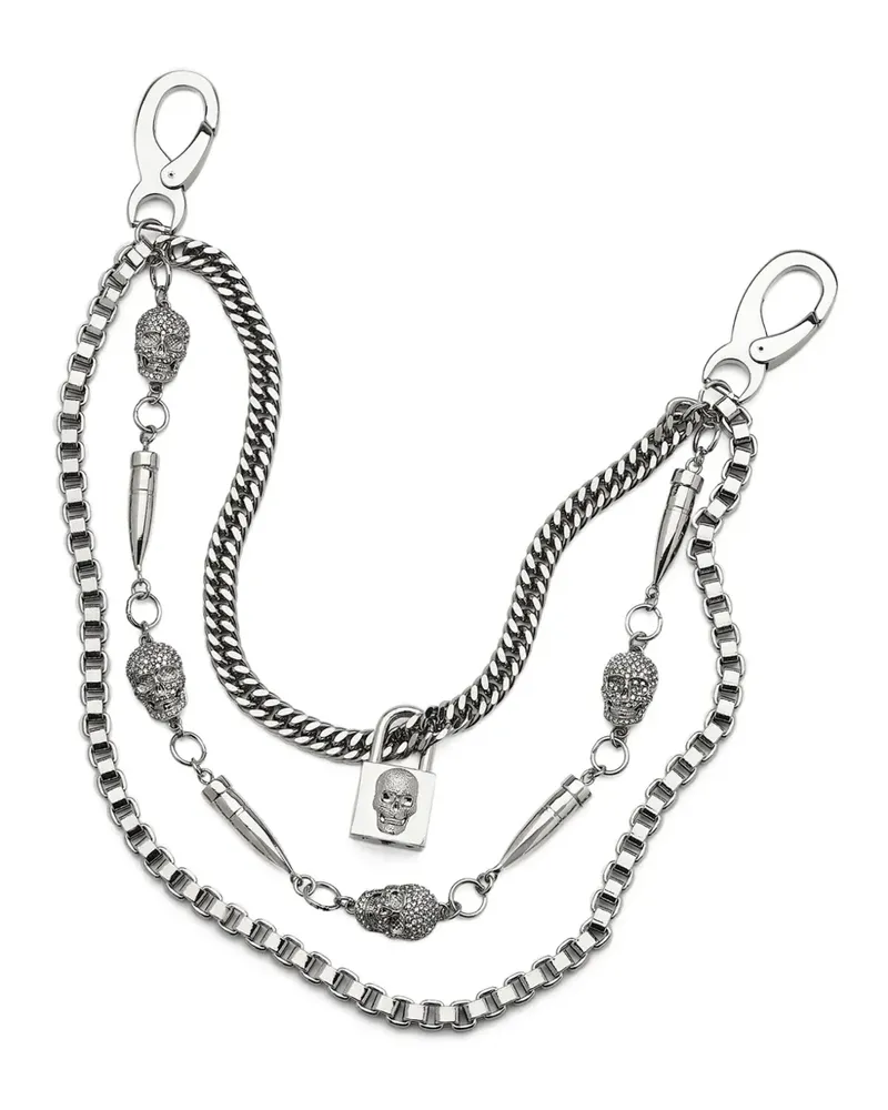 Philipp Plein Metal chain - Silber Silber
