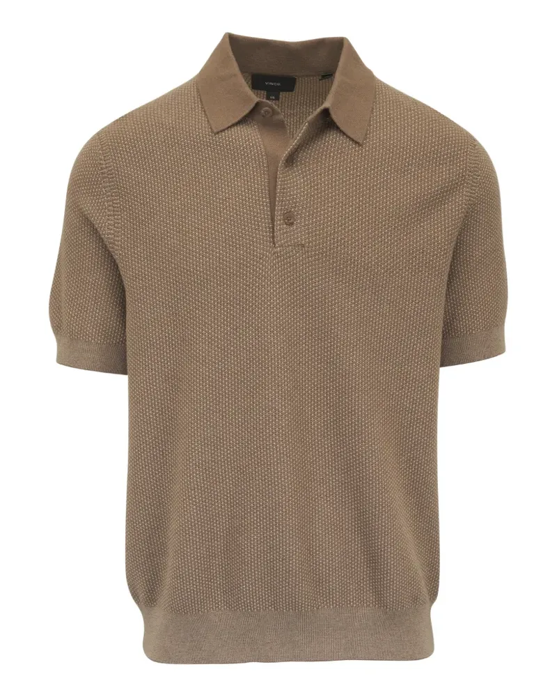 Vince short-sleeve polo shirt - Nude Nude