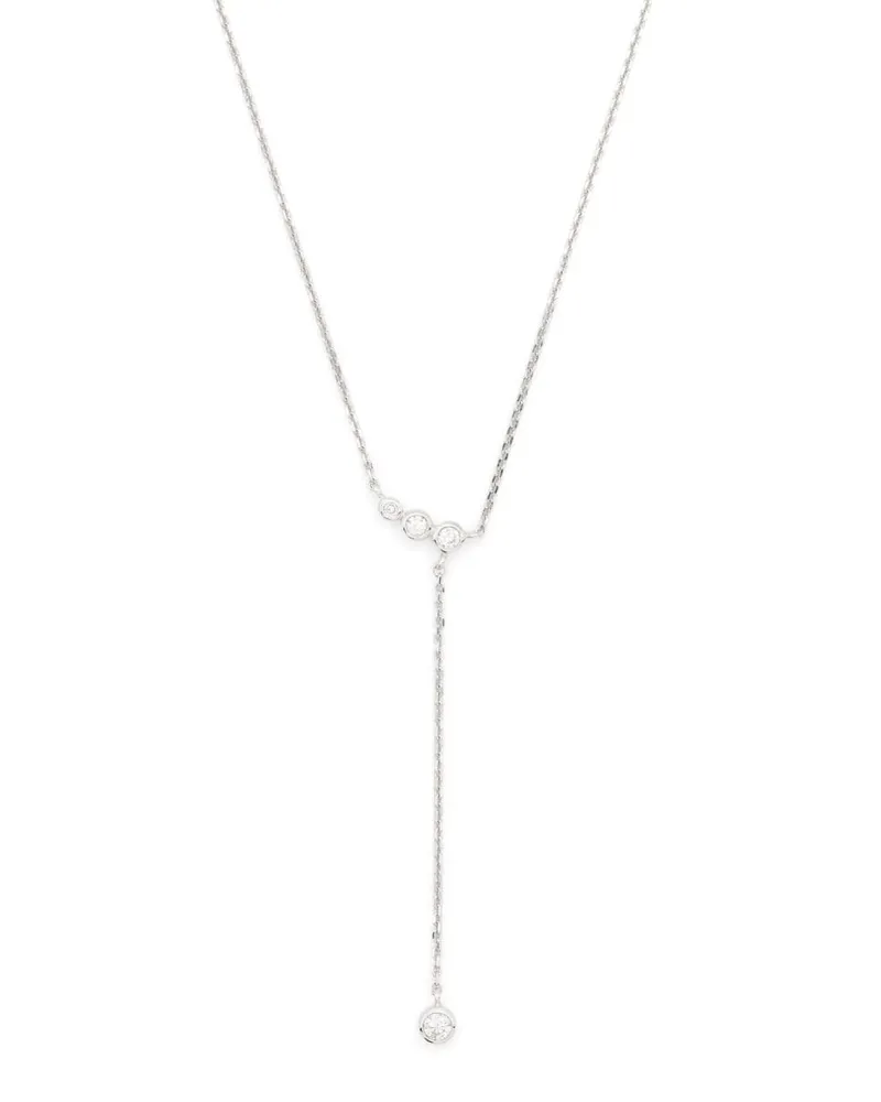 Maria Black 14kt Rose Weißgoldhalskette mit Diamanten - Silber Silber