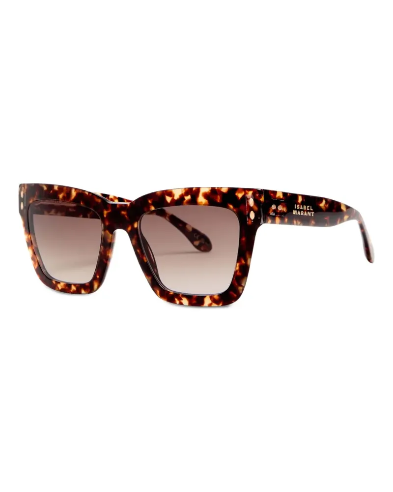 Isabel Marant Sonnenbrille mit Cat-Eye-Gestell - Braun Braun
