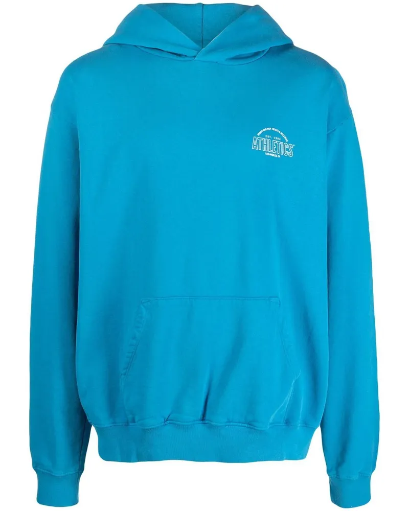 SPORTY & RICH Athletics Hoodie - Blau Blau