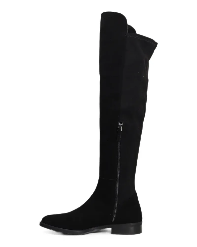 Julie Dee suede-finish over-the-knee boots - Schwarz Schwarz