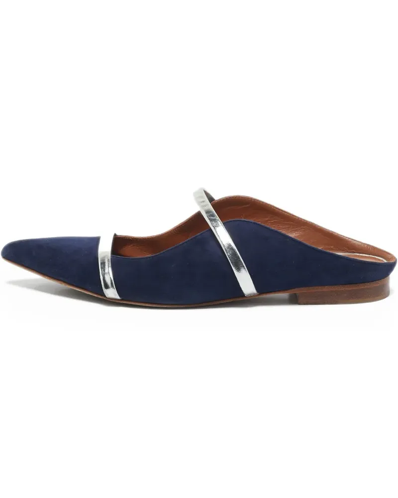 Malone Souliers Pre-owned Maureen Ballerinas aus Wildleder mit spitzer Kappe - Blau Blau