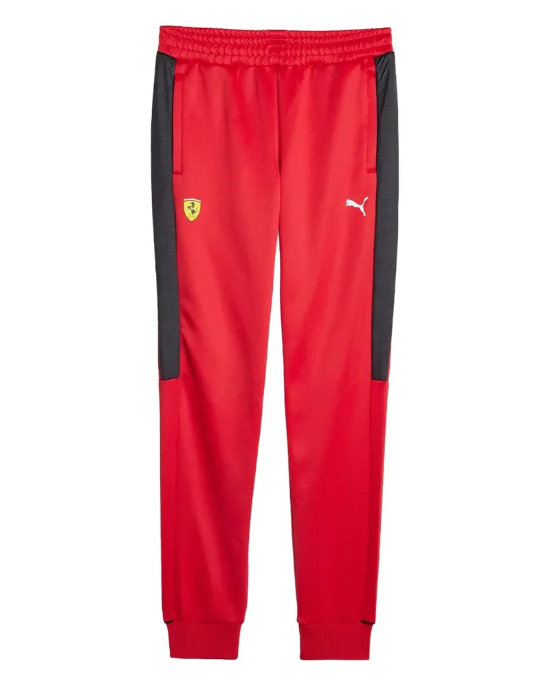 Puma x Ferrari Sporthose mit Logo-Print - Rot Rot