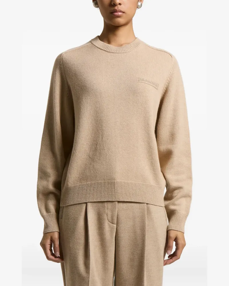Peserico Sweatshirt mit Stickerei - Nude Nude