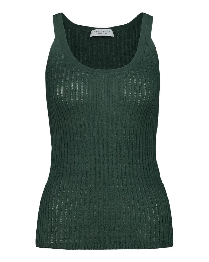 Gabriela Hearst Nevin pointelle tank top - Grün Grün
