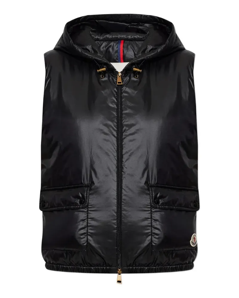 Moncler Lansette hooded gilet - Schwarz Schwarz