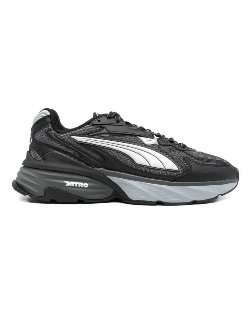 Puma Fade Nitro Sneakers mit Logo - Schwarz Schwarz