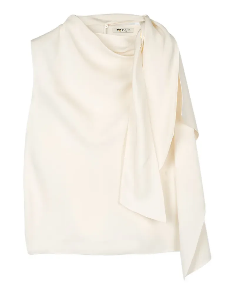 Ports 1961 draped top - Nude Nude
