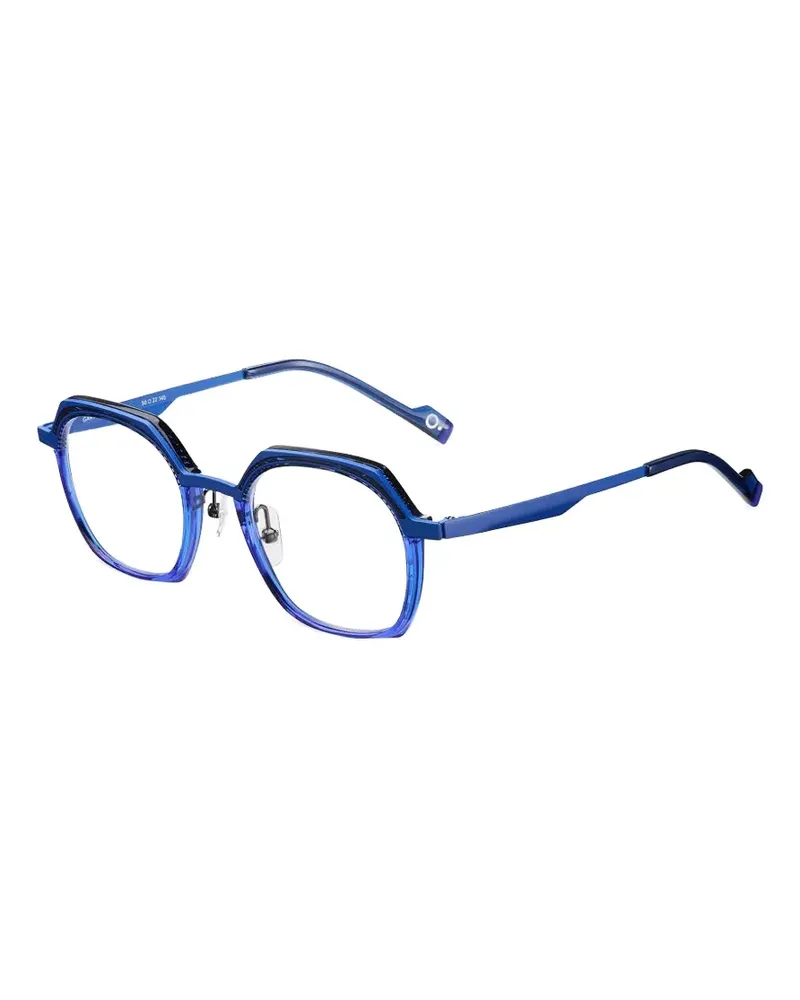Etnia Barcelona Gary Brille mit geometrischem Gestell - Blau Blau