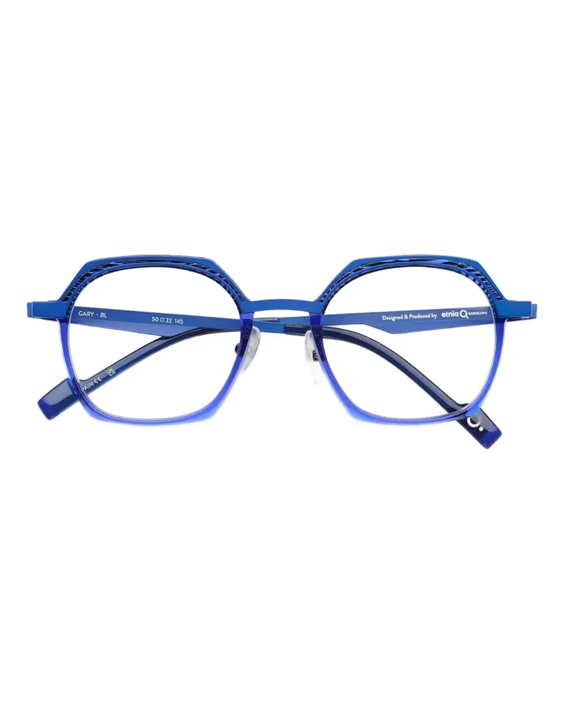 Etnia Barcelona Gary Brille mit geometrischem Gestell - Blau Blau
