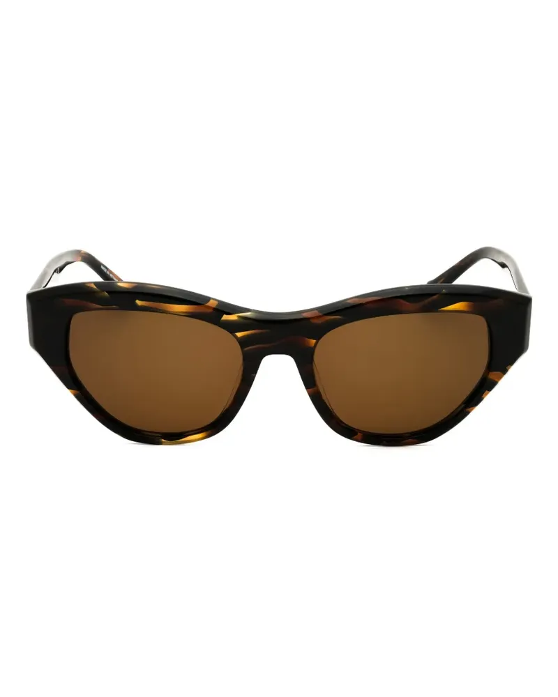 DKNY tortoiseshell-effect cat-eye sunglasses - Braun Braun