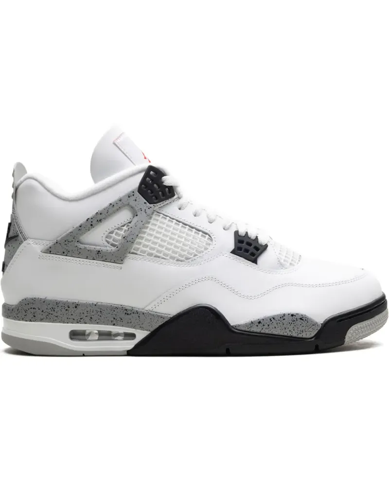 Jordan Air  4 High OG "White Cement" Sneakers - Weiß Weiß